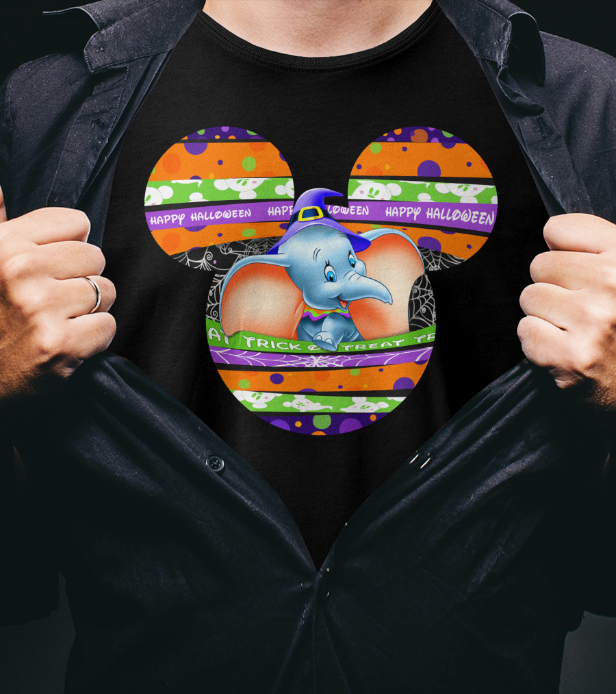 Dumbo Happy Halloween Mickey Trick Or Treat T-Shirt