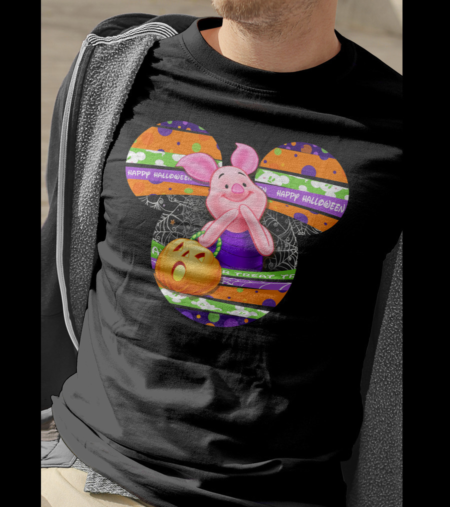 Piglet Happy Halloween Trick Or Treat T-Shirt