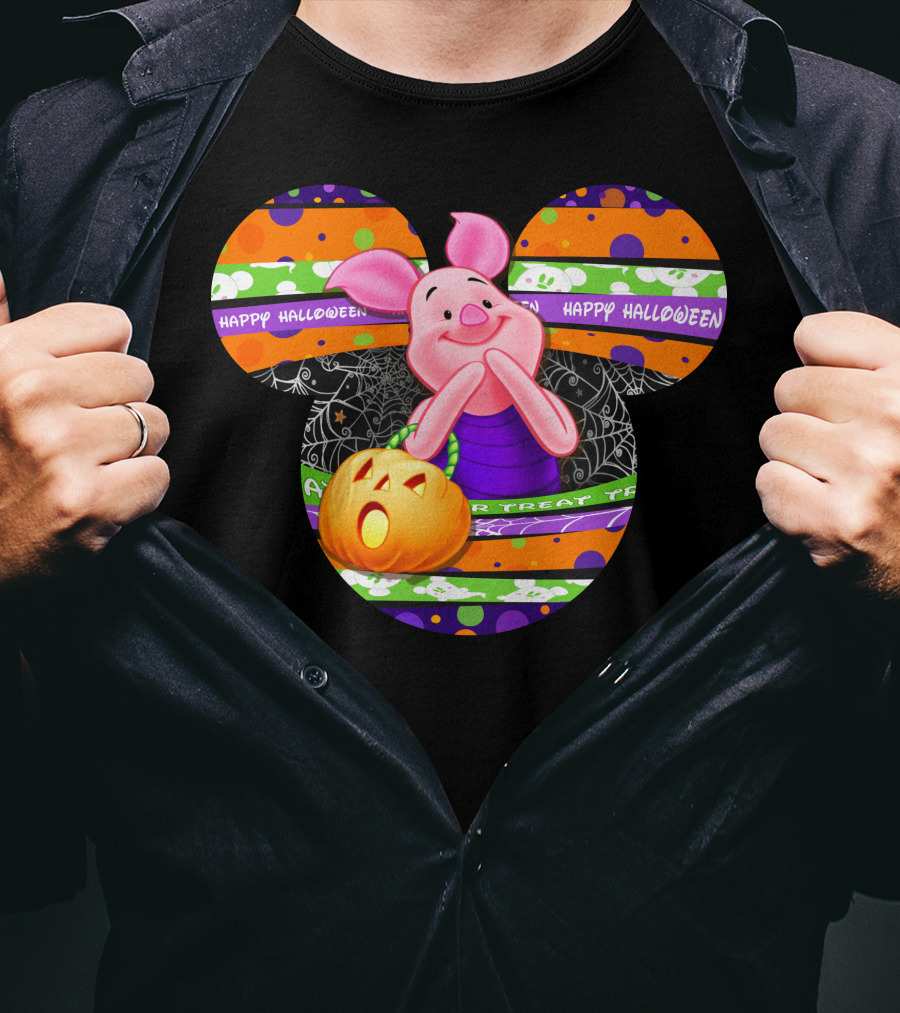Piglet Happy Halloween Trick Or Treat T-Shirt