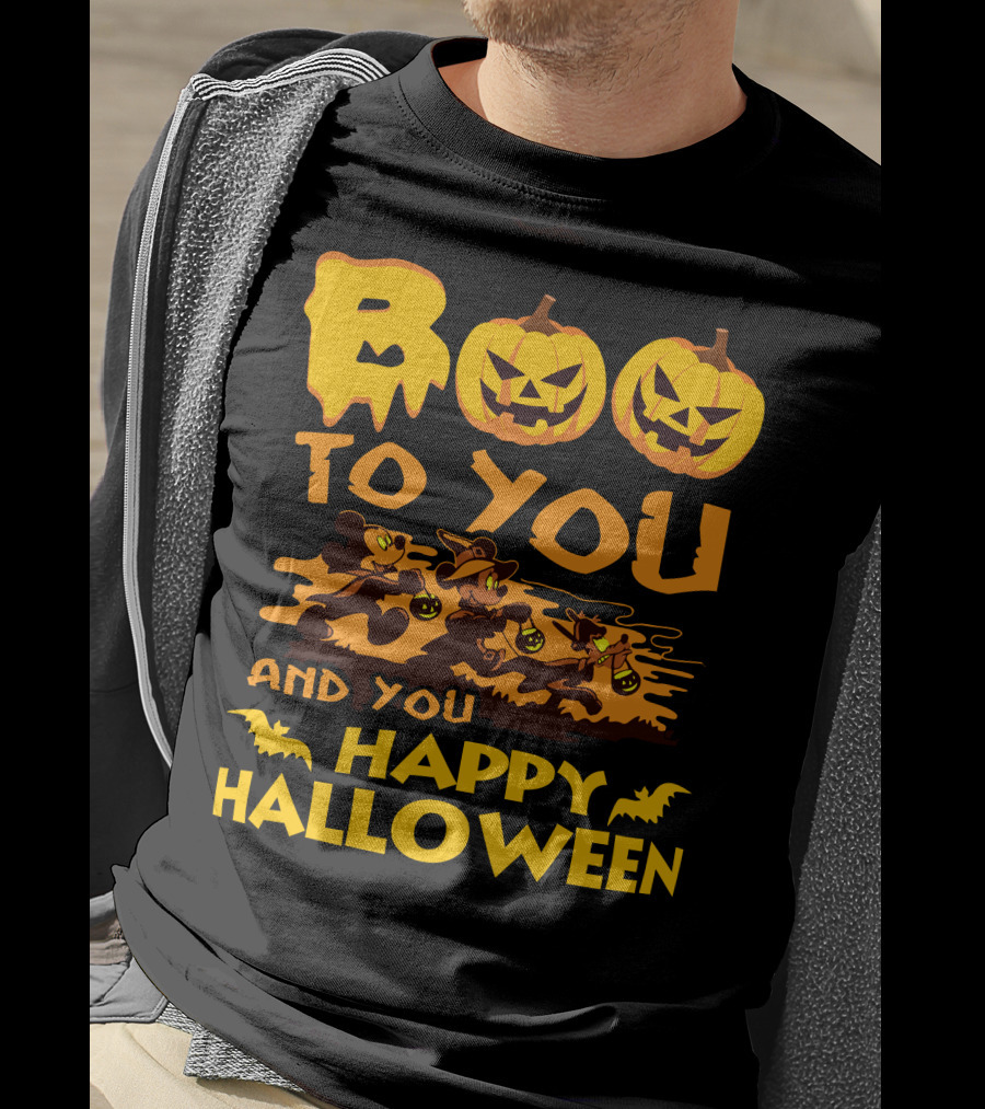 Boo To You And You Happy Halloween T-Shirt