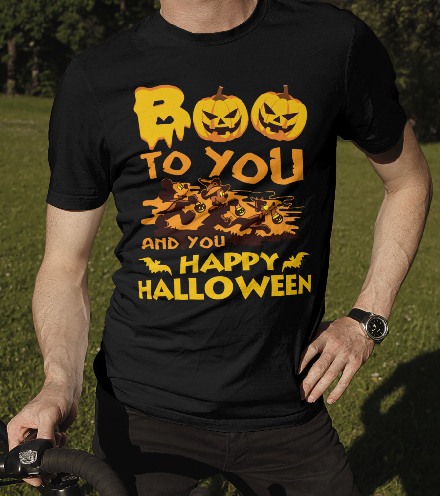 Boo To You And You Happy Halloween T-Shirt