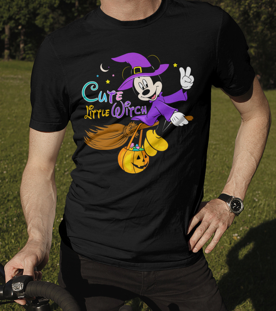 Cute Little Witch Halloween T-Shirt