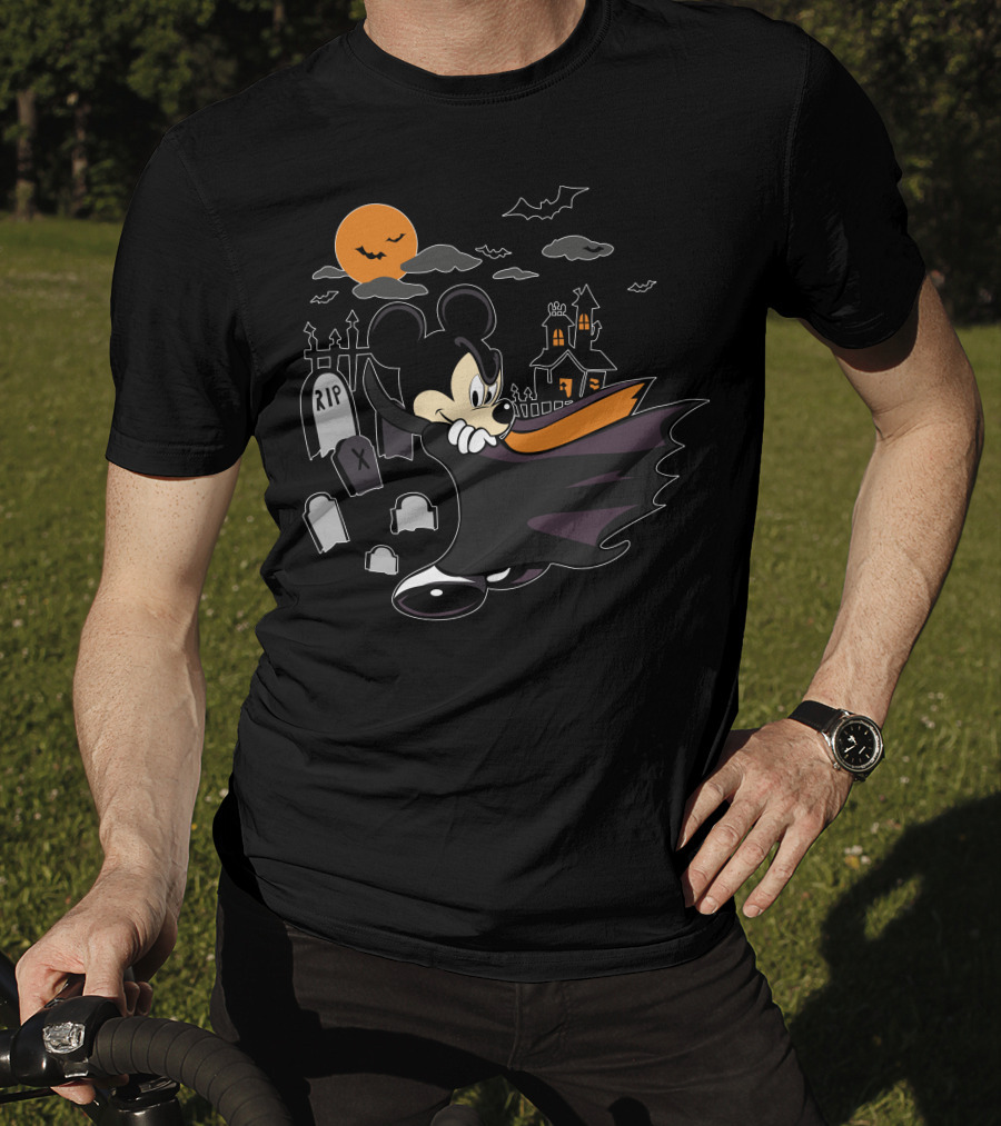 Mickey Halloween Vampire Castle Night T-Shirt