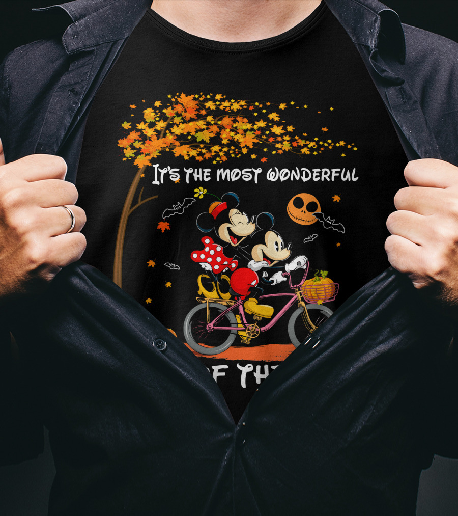 It's The Most Wonderful Time Of The Year Halloween Mickey Minnie T-Shirt