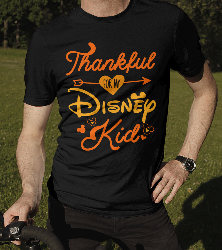 Thankful For My Disney Kid T-Shirt