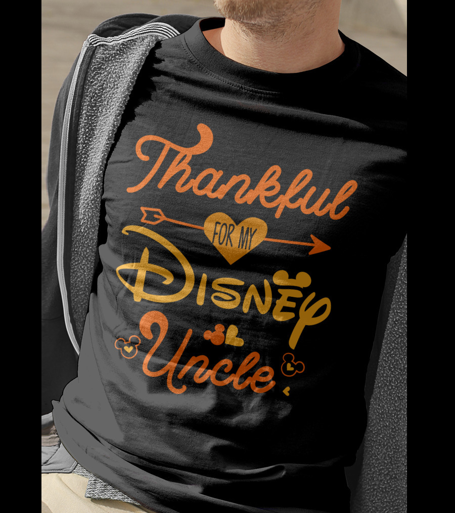 Thankful For My Disney Uncle Thanksgiving T-Shirt
