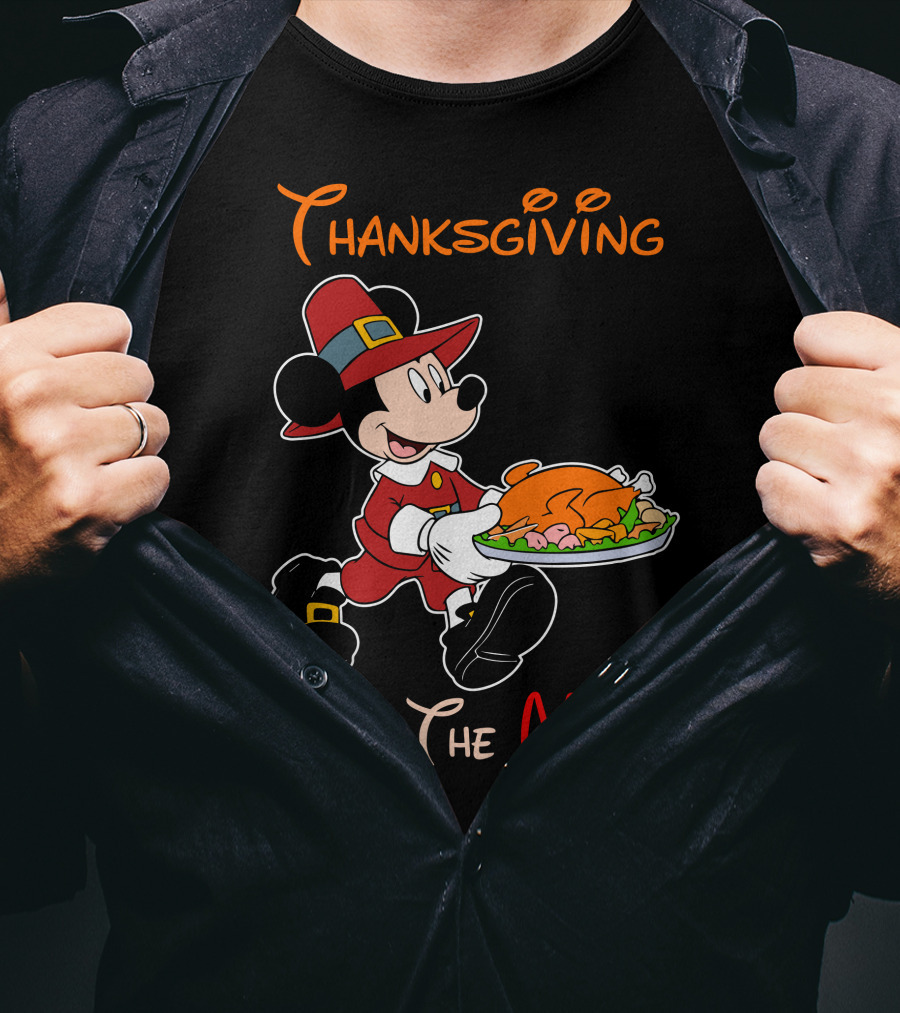 Thanksgiving With The Mouse T-Shirt