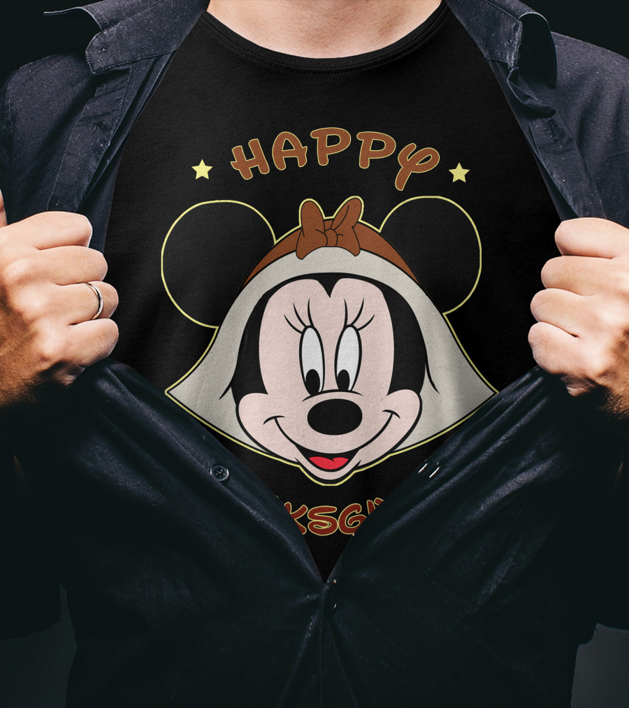 Happy Thanksgiving Minnie Mouse T-Shirt