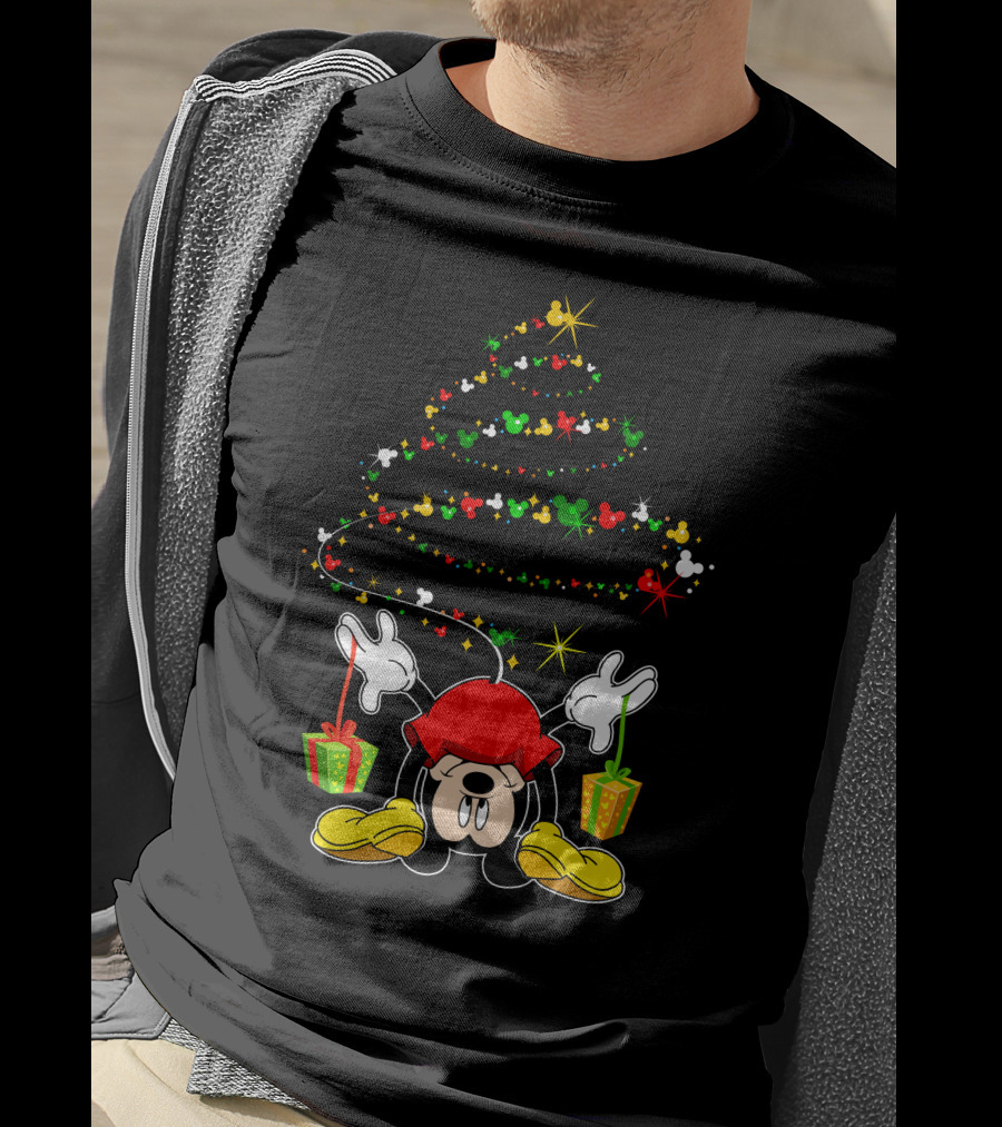 Merry Christmas 102 Holiday Cartoon Character Festive Tree T-Shirt