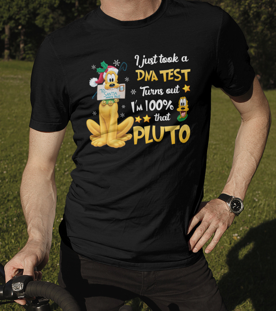 I Just Took A Dna Test Turns Out I'm 100% That Pluto Santa North Pole T-Shirt