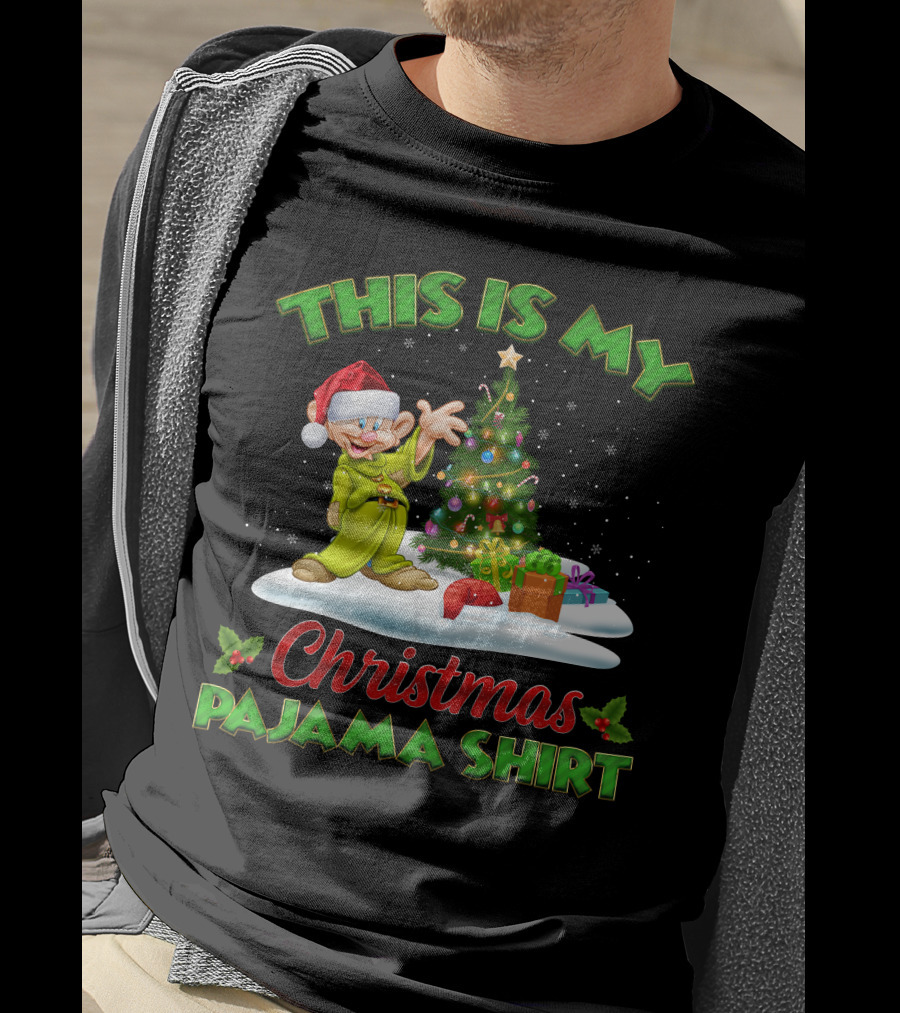 This Is My Christmas Pajama Shirt Dopey T-Shirt