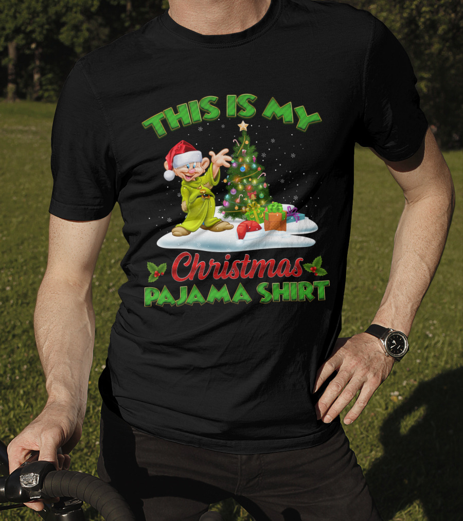 This Is My Christmas Pajama Shirt Dopey T-Shirt