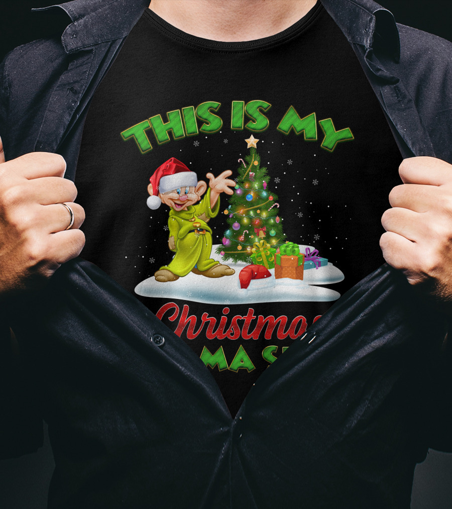This Is My Christmas Pajama Shirt Dopey T-Shirt