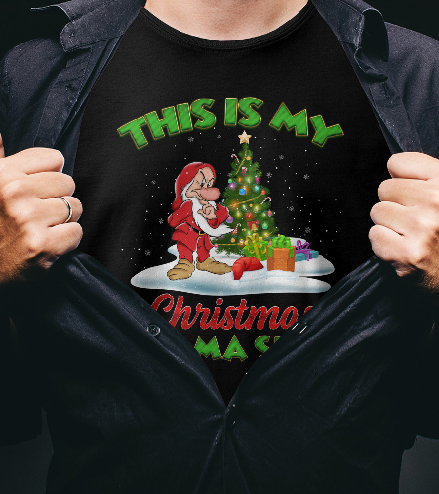 This Is My Grumpy Christmas Pajama T-Shirt