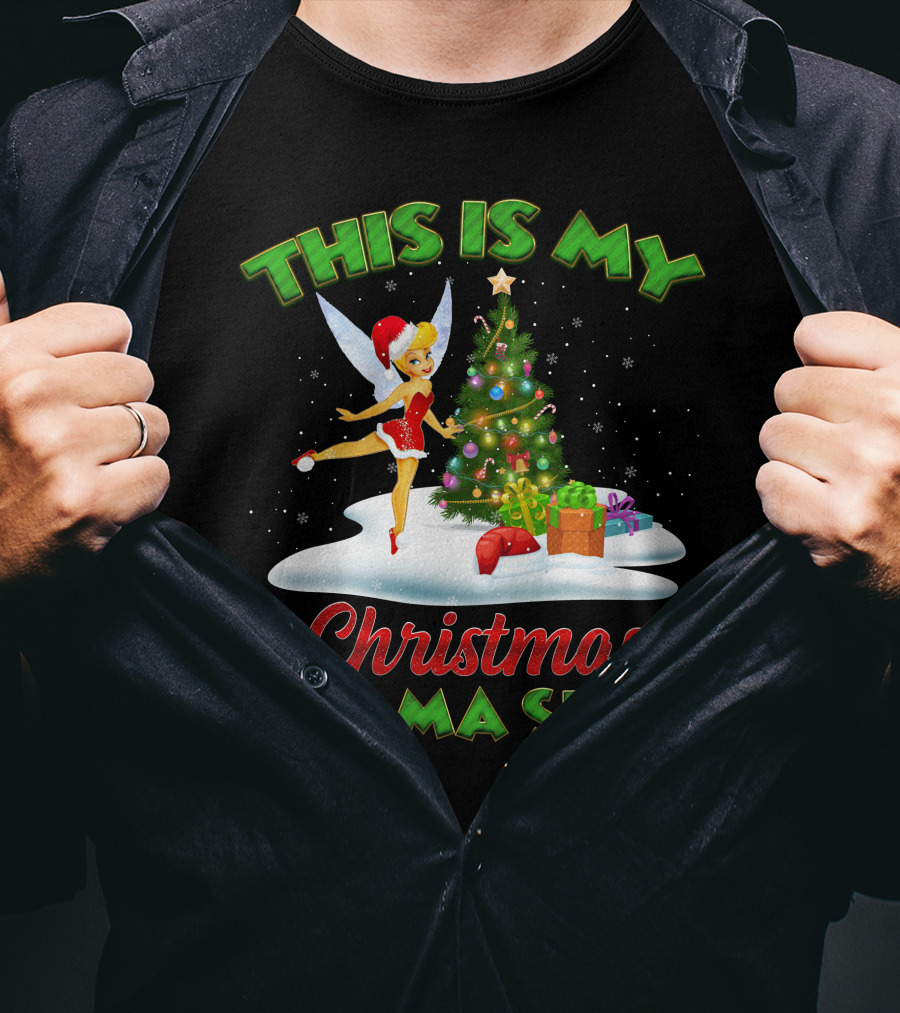 This Is My Christmas Pajama Shirt Tinker Bell T-Shirt