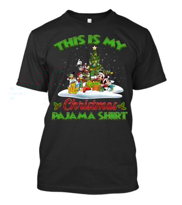 This Is My Christmas Pajama Shirt Mickey And Friend Christmas T-Shirt
