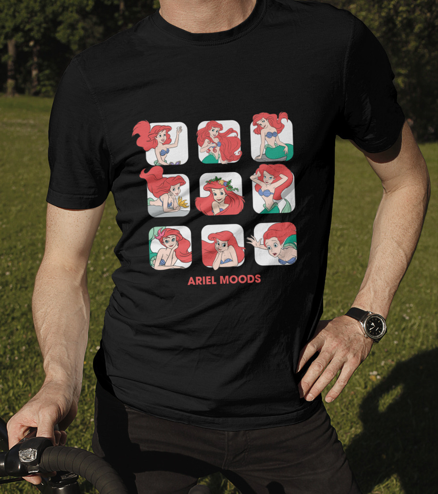 Ariel Moods Disney The Little Mermaid Expressions T-Shirt