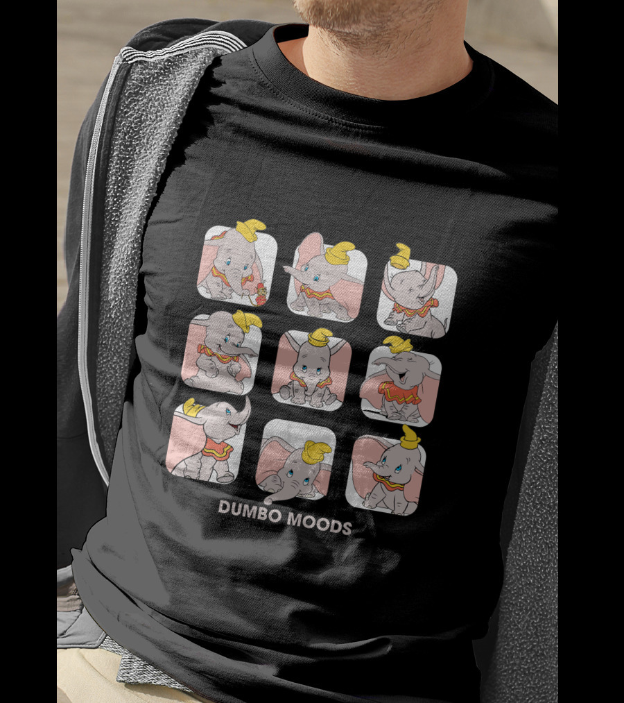 Dumbo Moods Nine Expressions Disney Classics T-Shirt