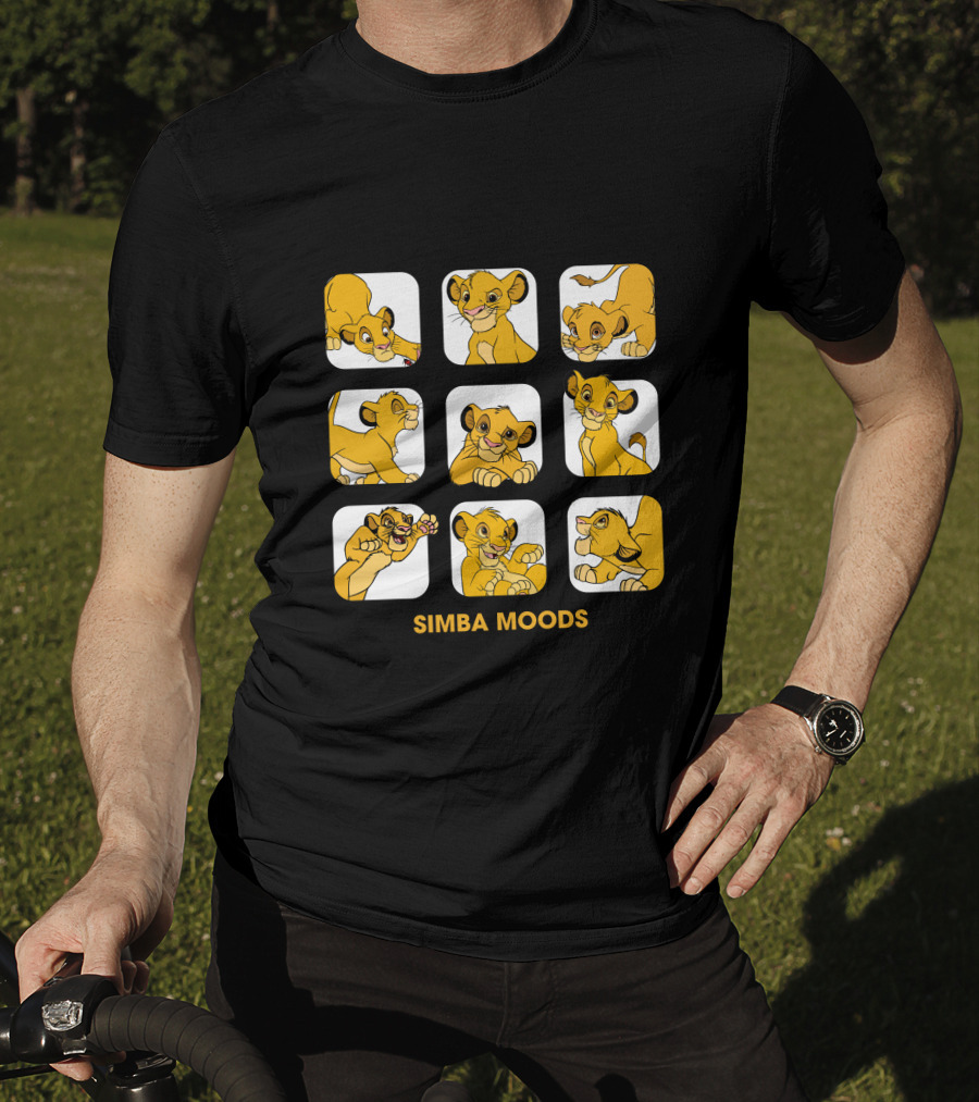 Simba Moods Character Expressions T-Shirt