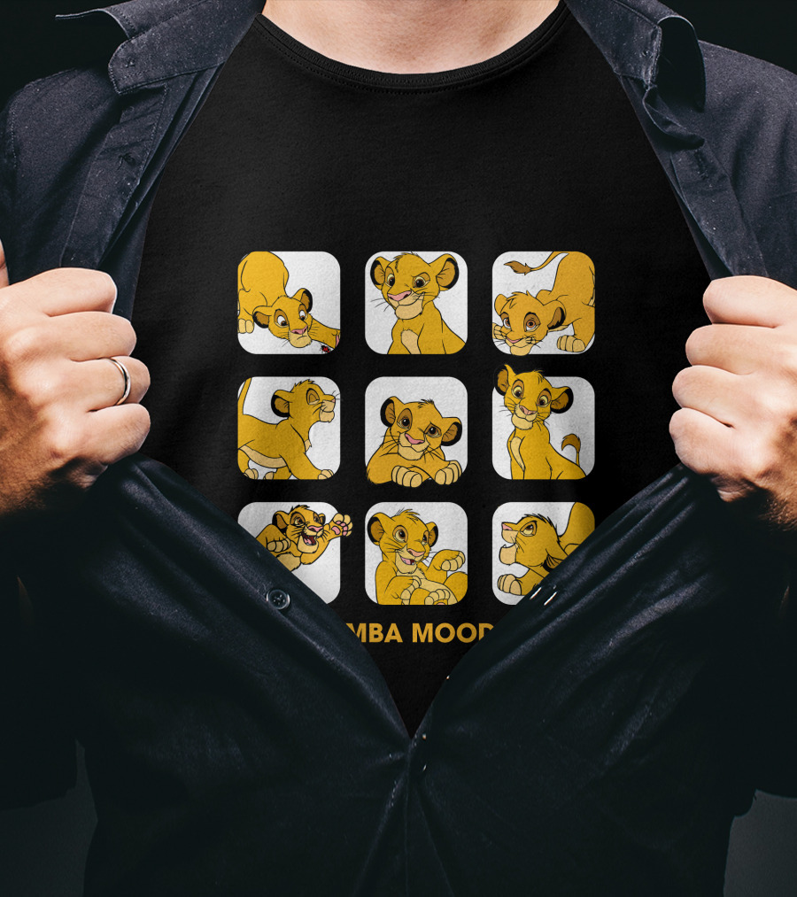Simba Moods Character Expressions T-Shirt