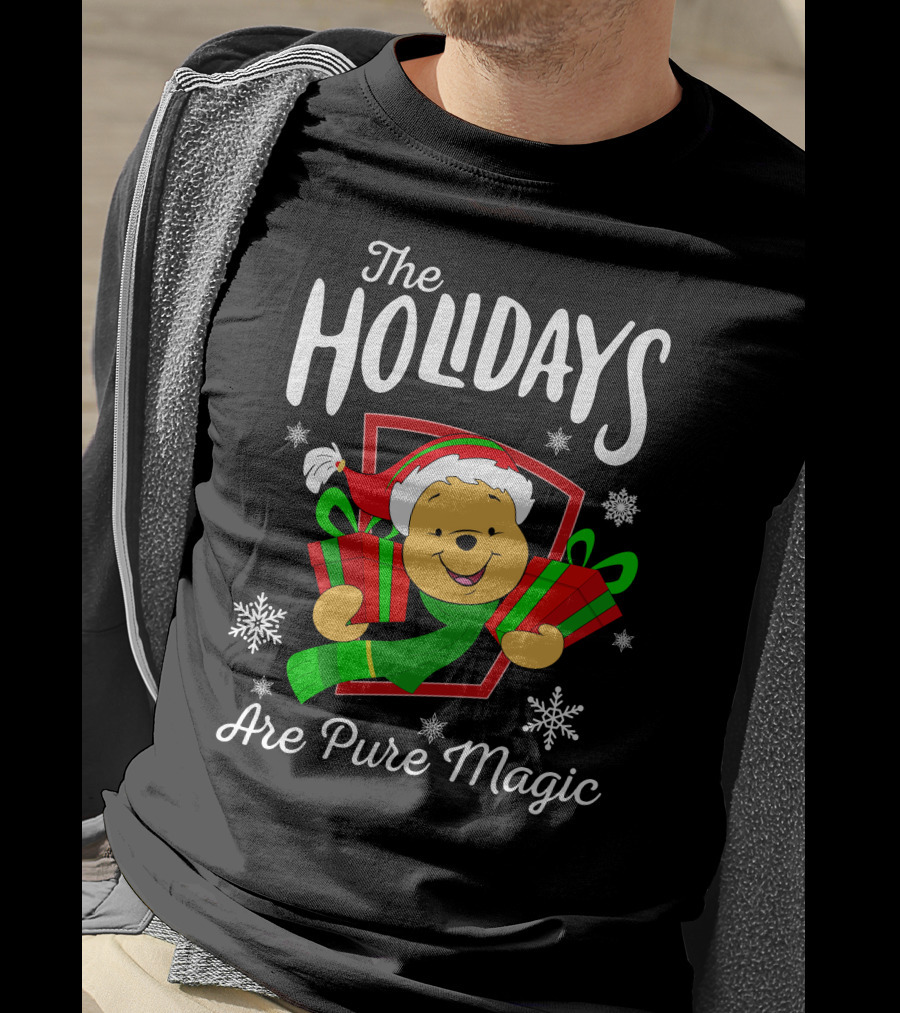 The Holidays Are Pure Magic Pooh T-Shirt