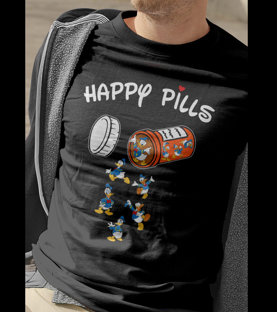 Happy Pills Donald Duck T-Shirt