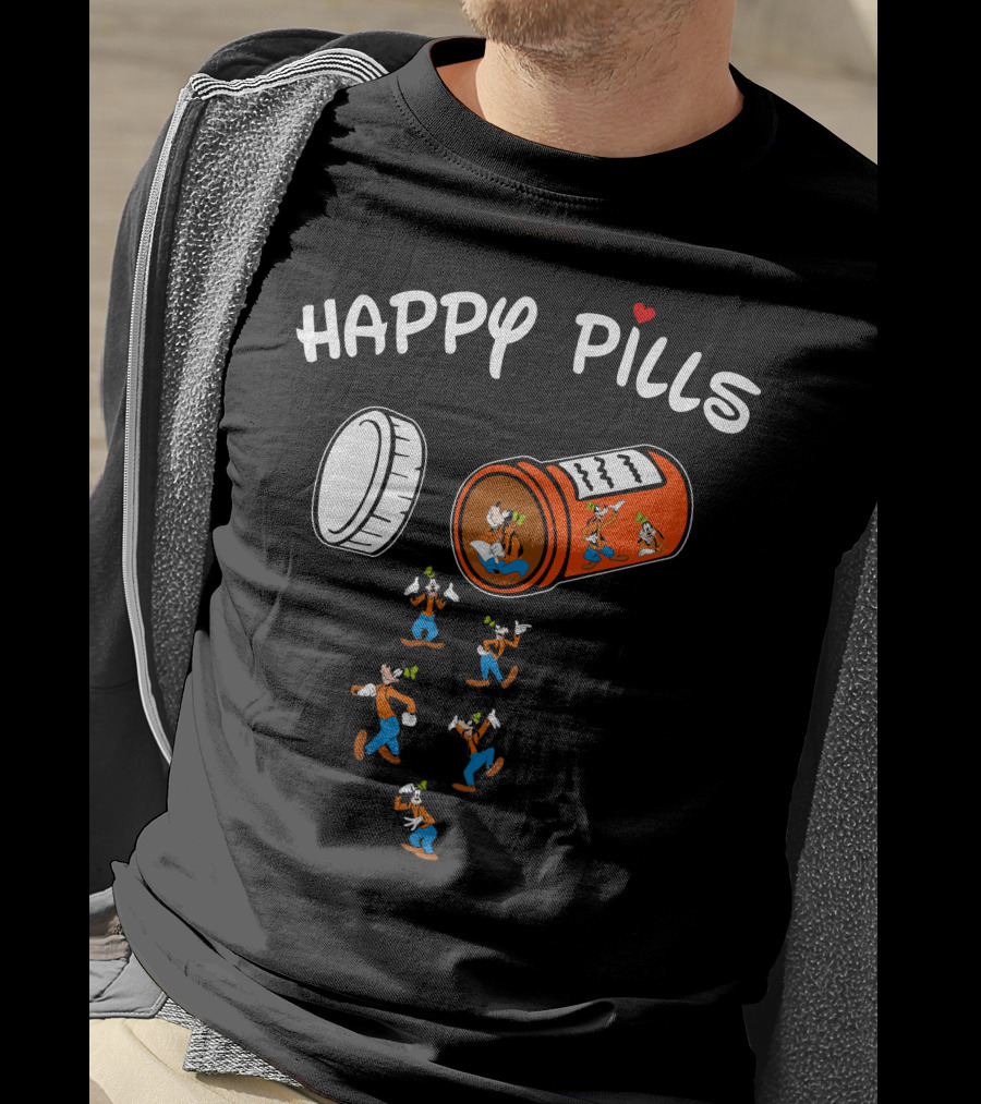 Happy Pills Goofy Capsule Fun T-Shirt