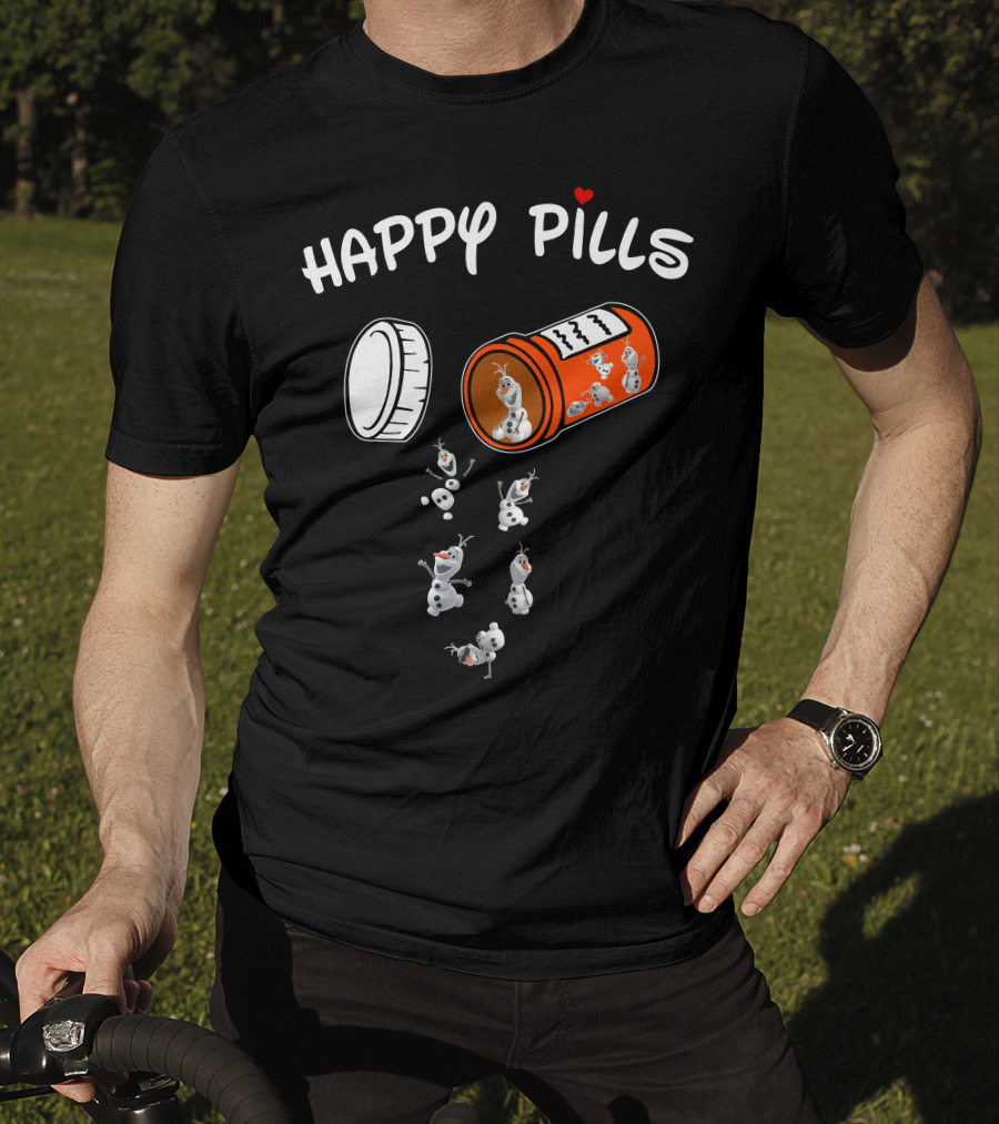 Happy Pills Olaf Capsule Spill T-Shirt