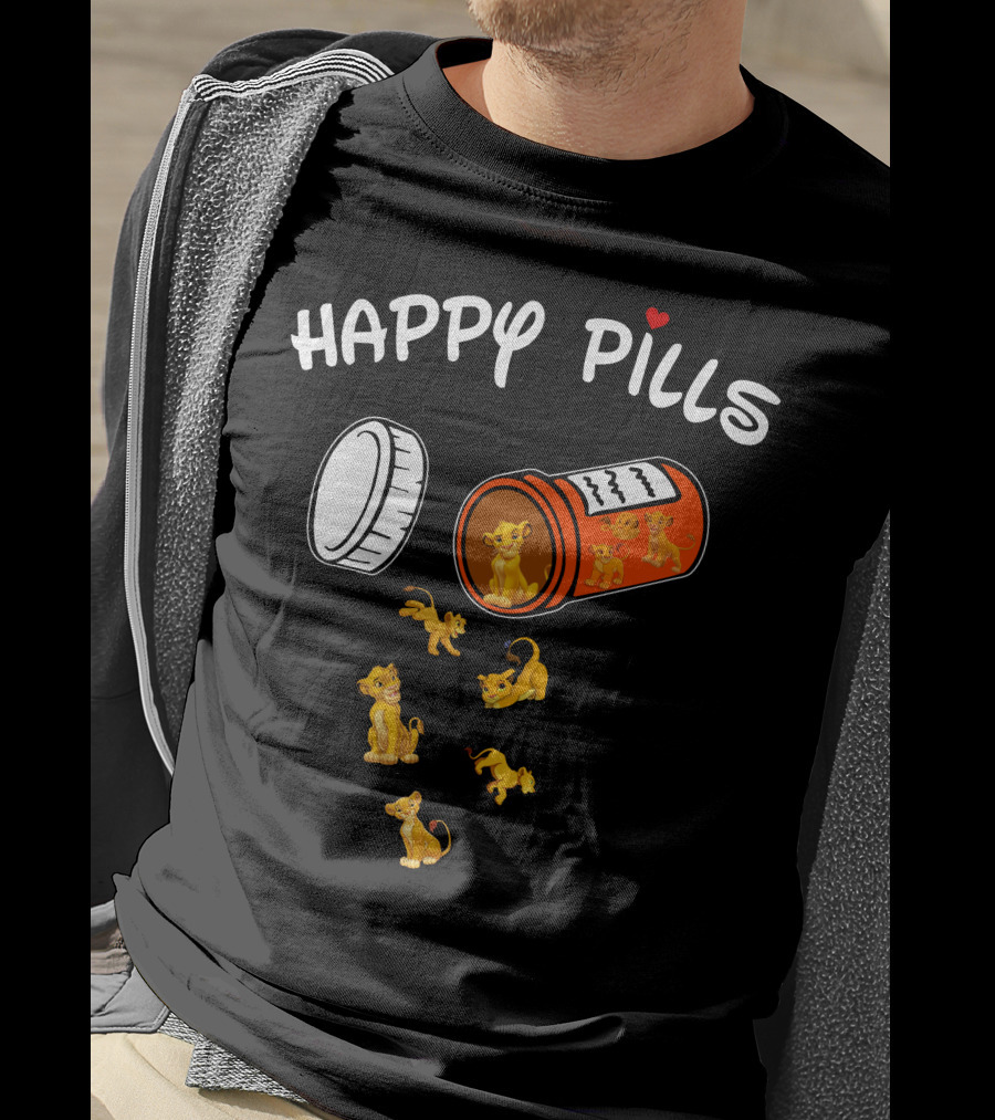 Happy Pills Simba Lion King Capsule Fun T-Shirt