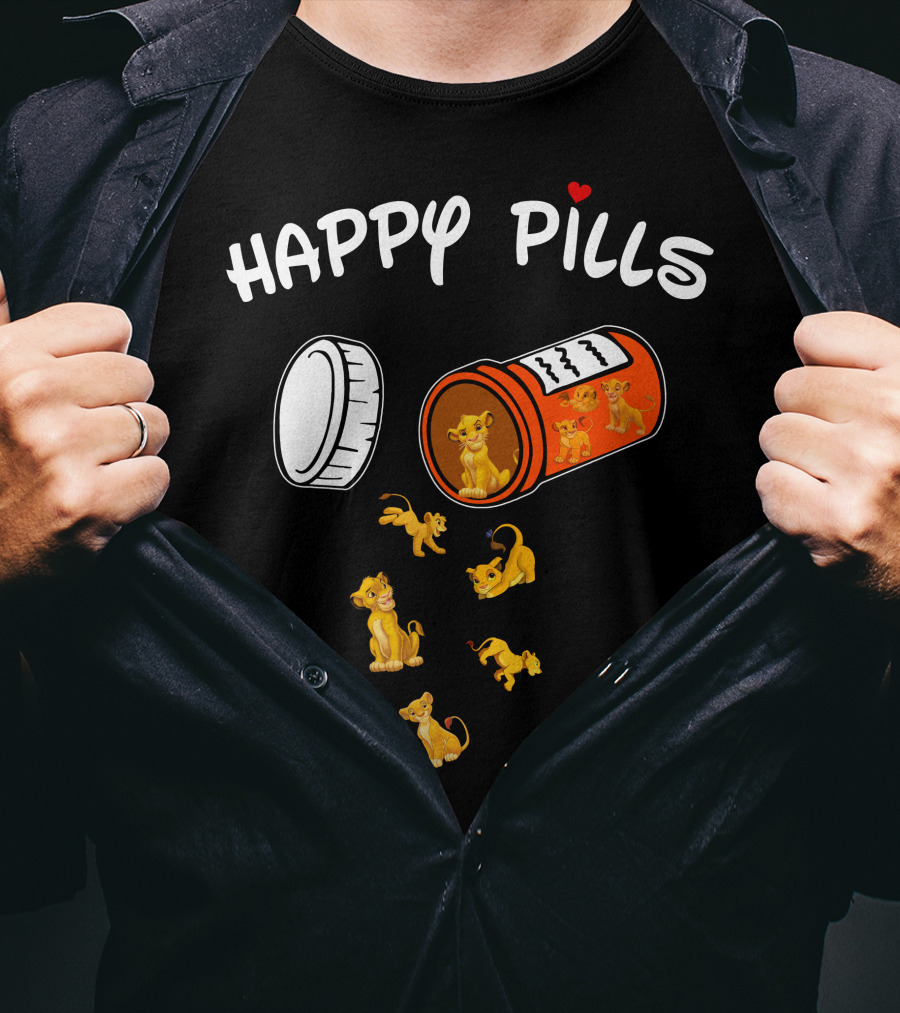 Happy Pills Simba Lion King Capsule Fun T-Shirt