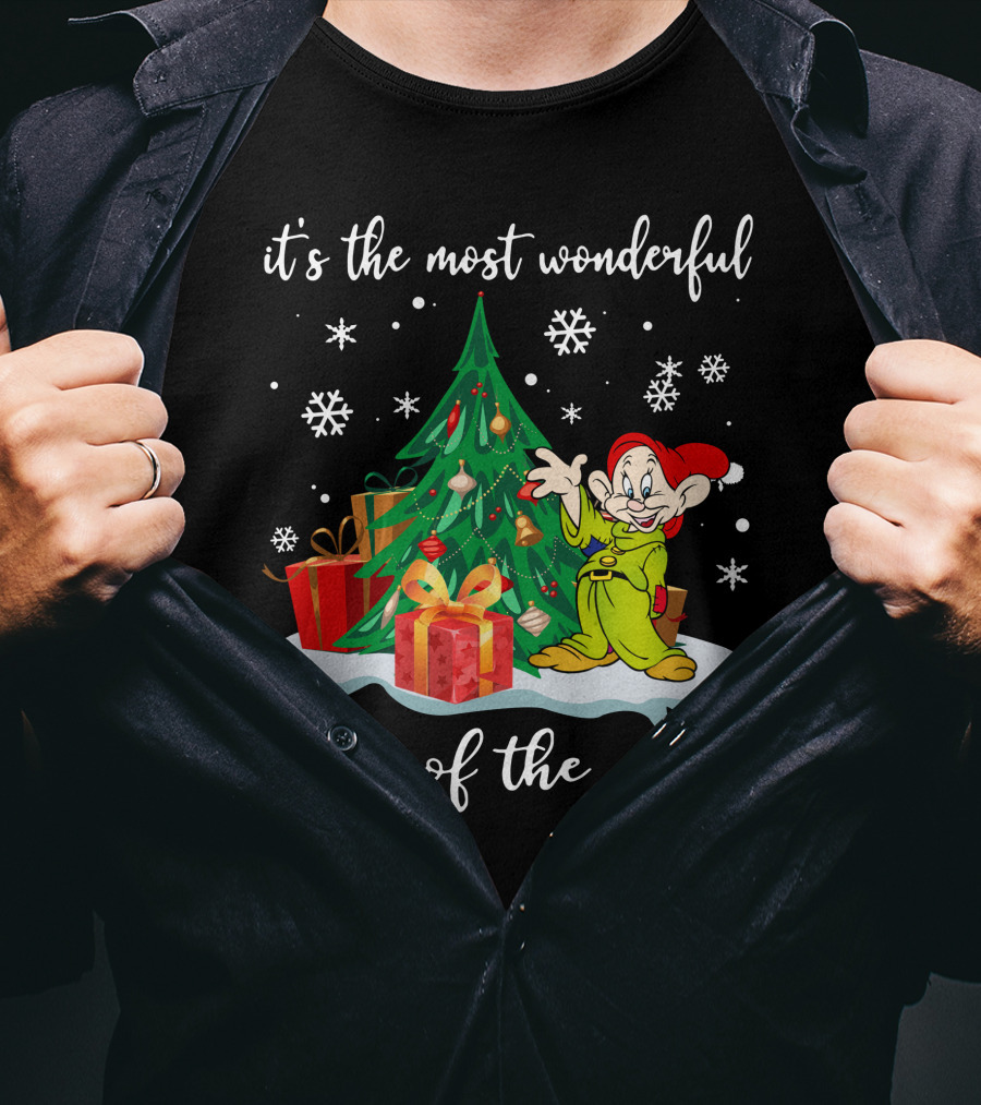 It's The Most Wonderful Time Of The Year Dopey Christmas Celebration T-Shirt