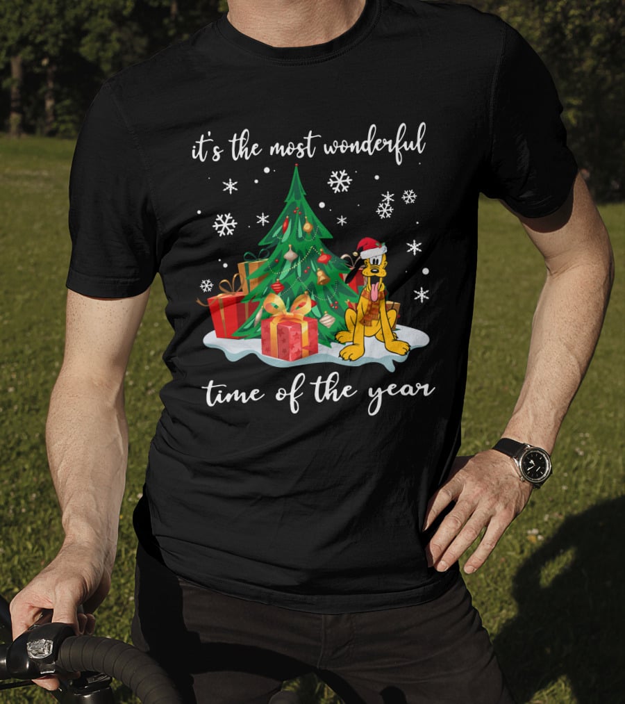 It's The Most Wonderful Time Of The Year Christmas Pluto T-Shirt