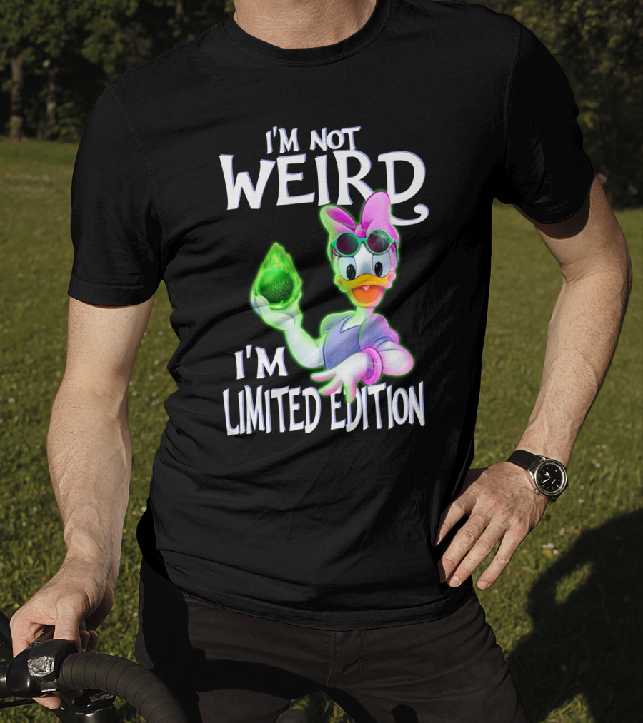 I'm Not Weird I'm Daisy Duck With Green Energy Sphere T-Shirt