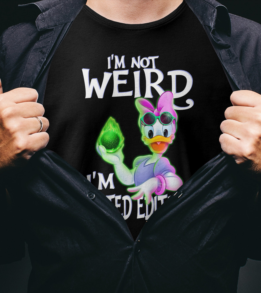 I'm Not Weird I'm Daisy Duck With Green Energy Sphere T-Shirt
