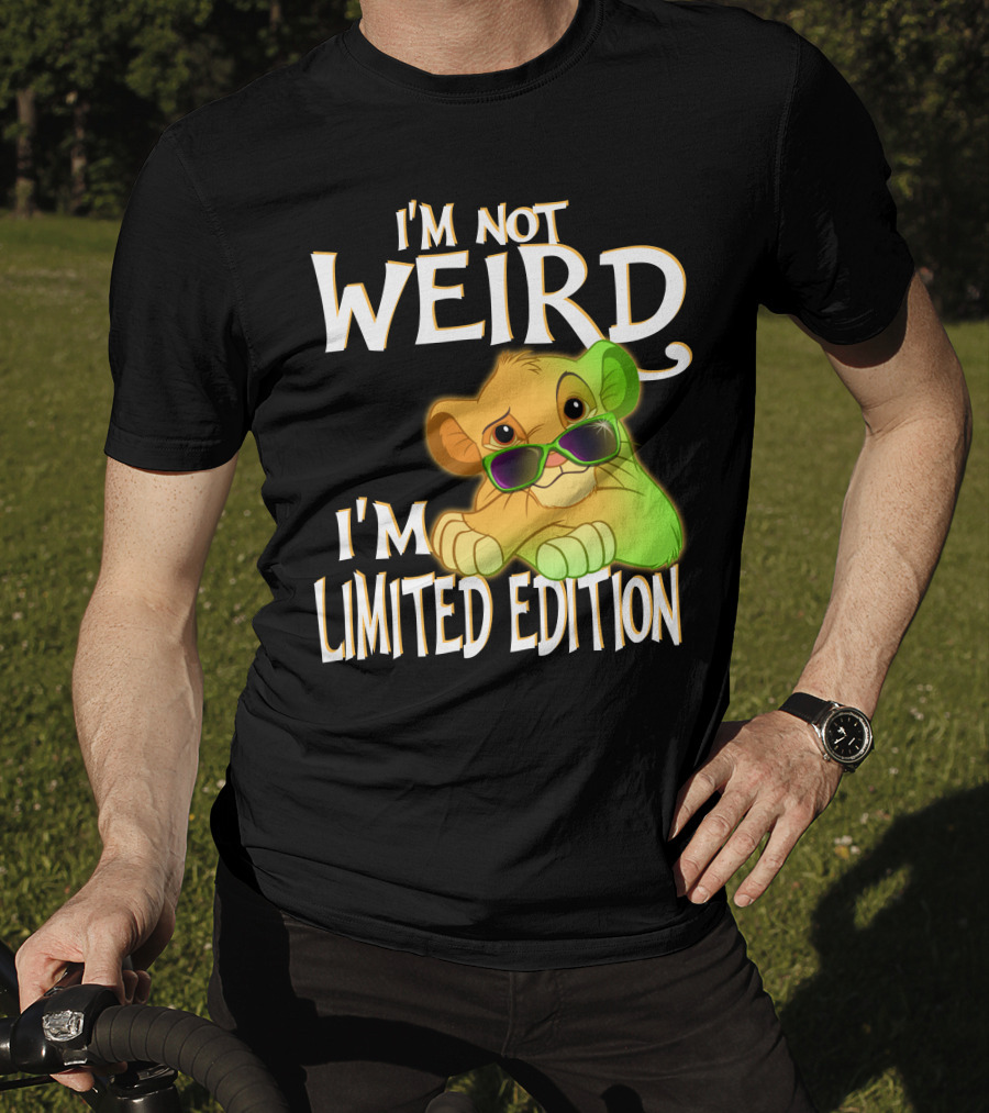 I'm Not Weird I'm Simba With Sunglasses T-Shirt