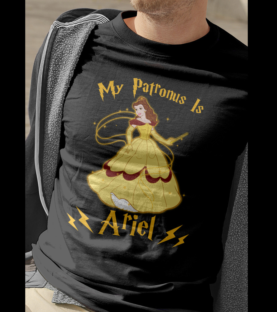 My Patronus Is Ariel Belle Disney Princesses Crossover T-Shirt
