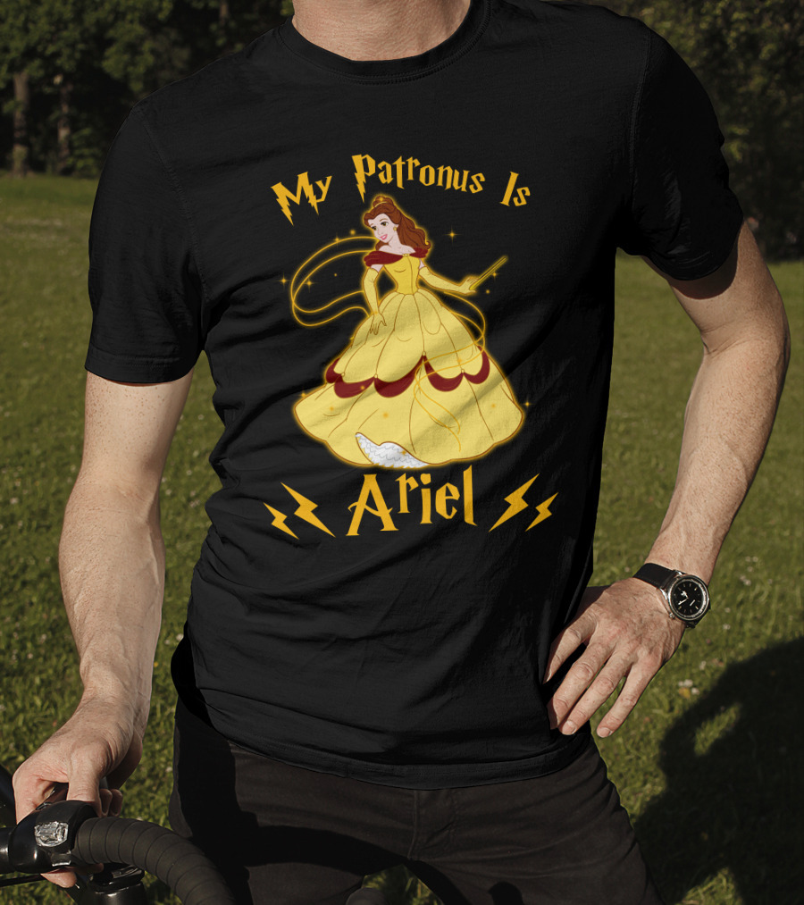 My Patronus Is Ariel Belle Disney Princesses Crossover T-Shirt