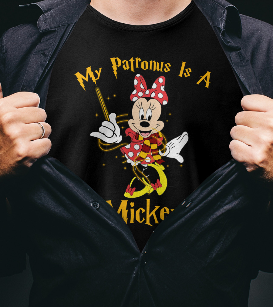 My Patronus Is A Mickey Minnie Magic Wand T-Shirt