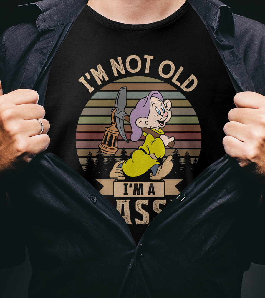 I'm Not Old I'm A Classic Dopey Lantern Sunset T-Shirt