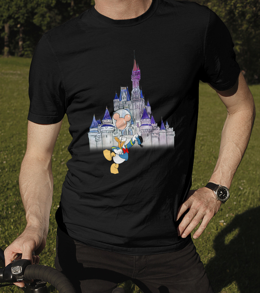 Donald Castle Mickey Balloon T-Shirt