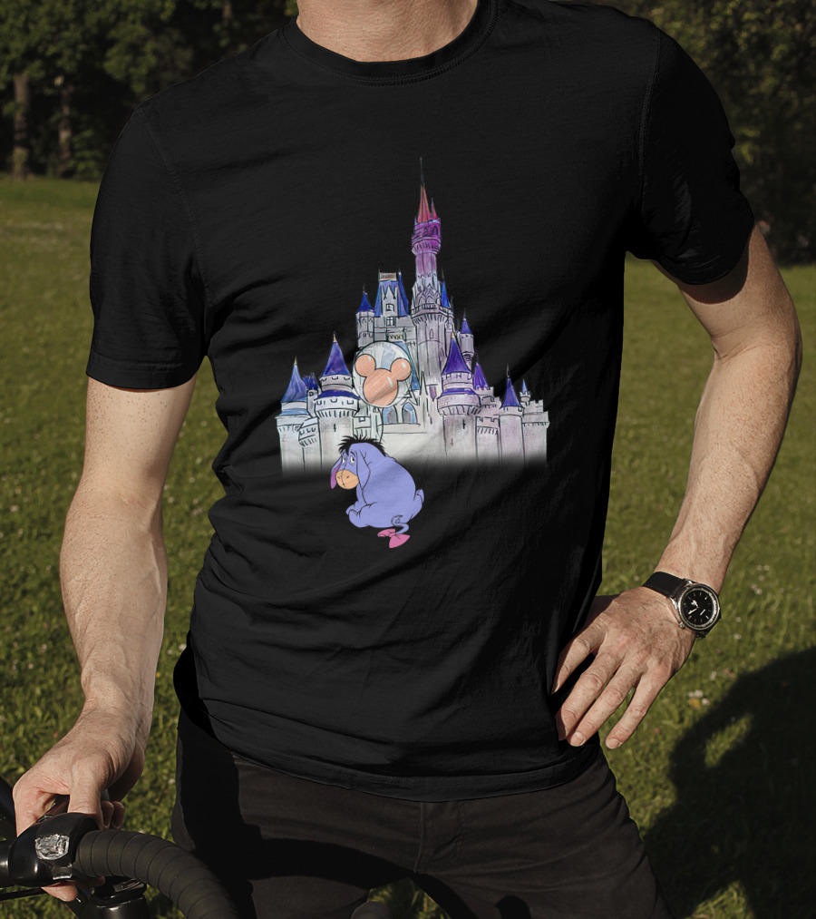 Eeyore Disney Castle Mickey Balloon T-Shirt