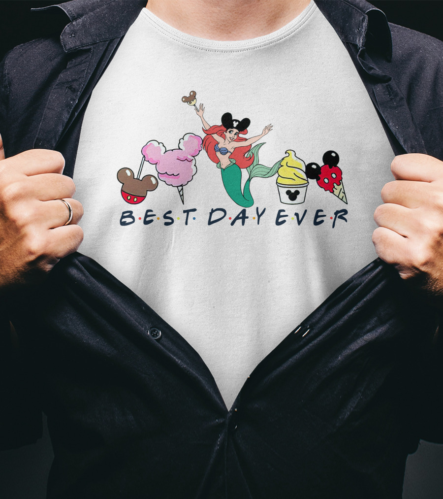 Best Day Ever Ariel Disney Icons T-Shirt