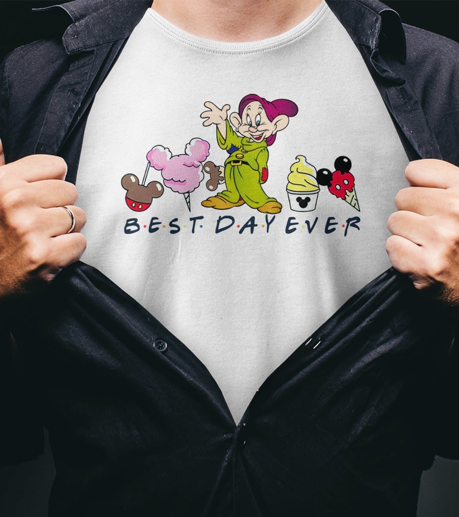 Best Day Ever Dopey Disney Snacks T-Shirt