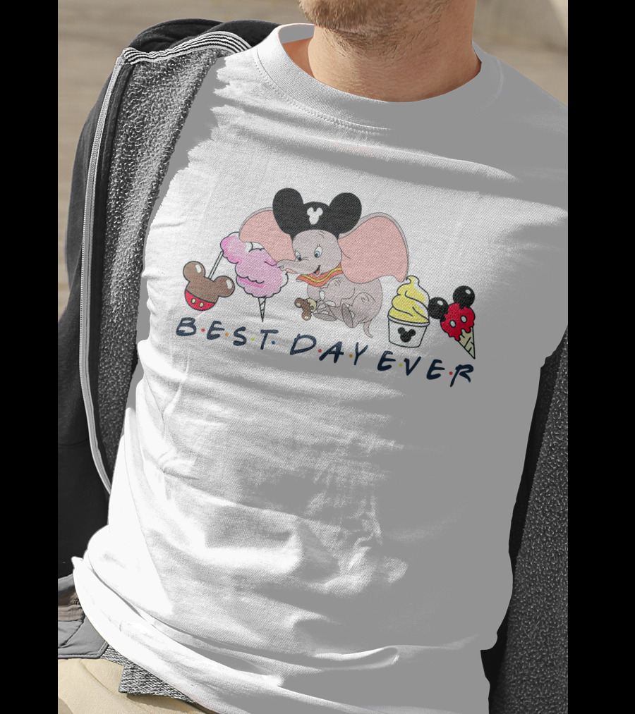 Best Day Ever Dumbo Mickey Ears Disney Sweets T-Shirt
