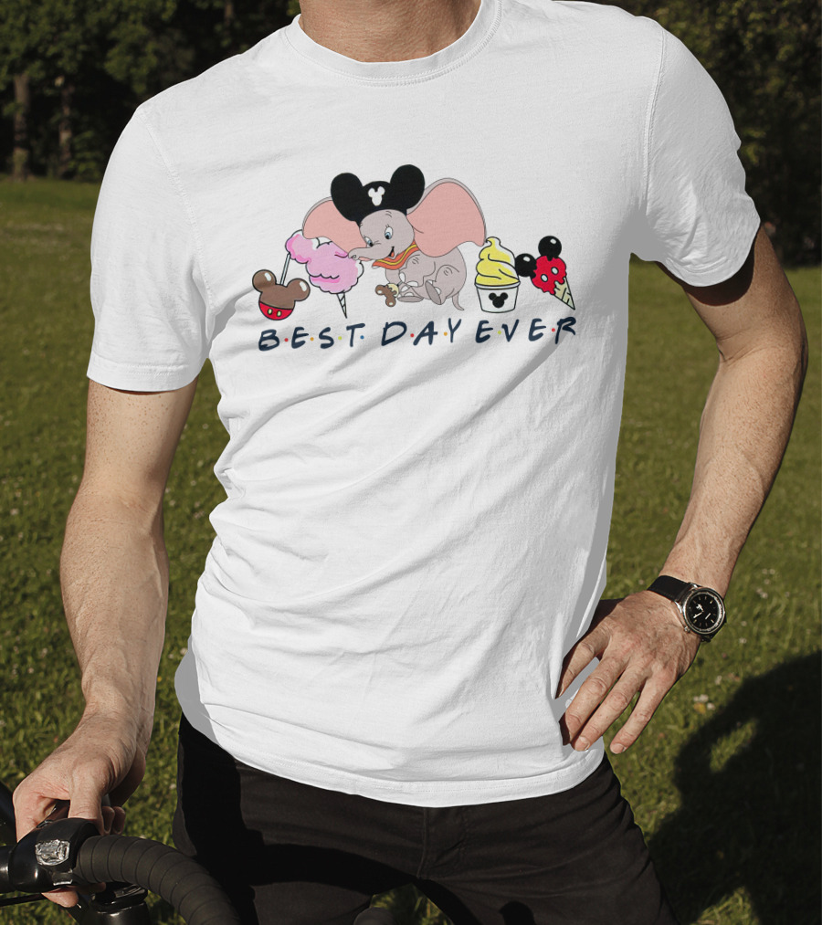 Best Day Ever Dumbo Mickey Ears Disney Sweets T-Shirt