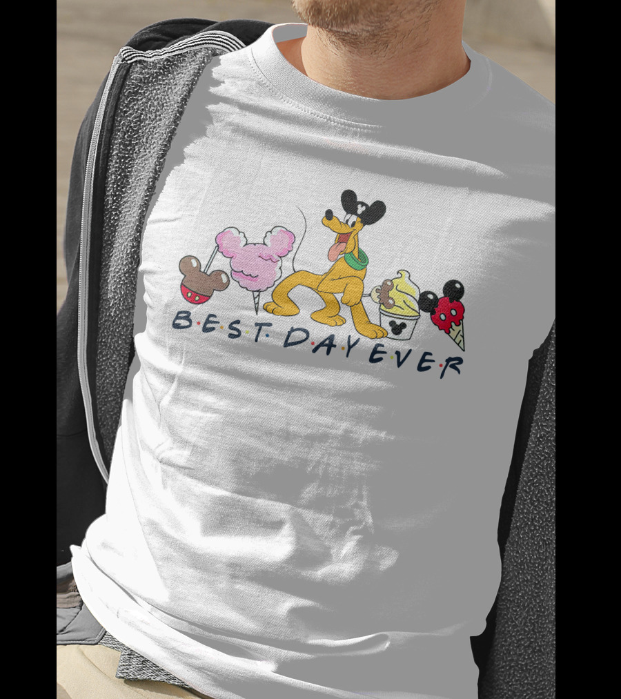 Pluto Best Day Ever Disney Treats T-Shirt