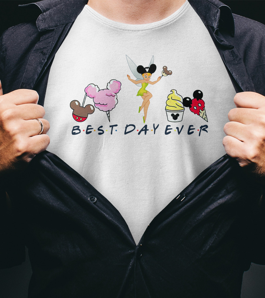 Best Day Ever Tinker Bell And Disney Treats T-Shirt