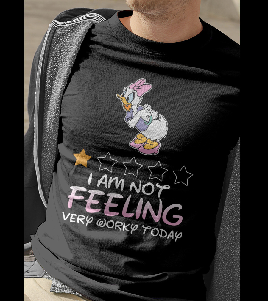 Daisy Duck I Am Not Feeling Very Worky Today One Star Rating T-Shirt
