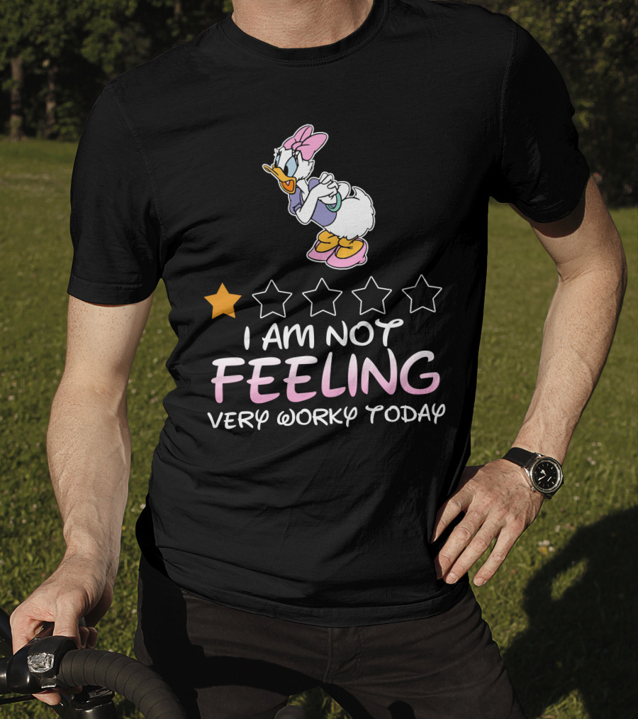 Daisy Duck I Am Not Feeling Very Worky Today One Star Rating T-Shirt