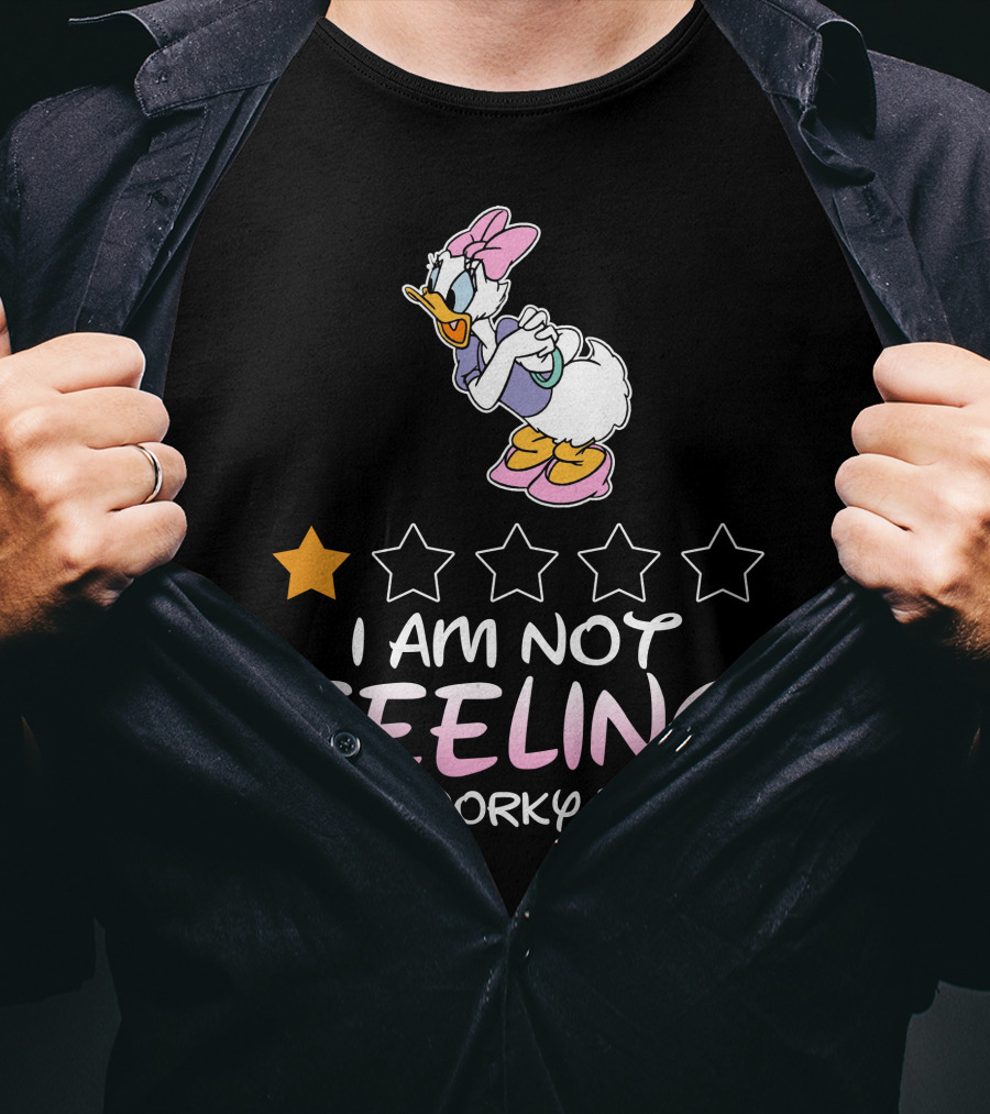 Daisy Duck I Am Not Feeling Very Worky Today One Star Rating T-Shirt